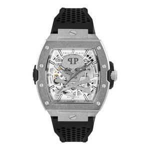 Philipp Plein The $keleton Frosted Automatic Watch Silver Mens